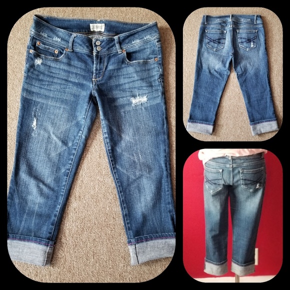 AEROPOSTALE STRETCHY JEAN CAPRIS - Picture 3 of 4